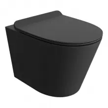 Miska WC wisząca z deską - GALVE Black